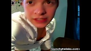 Teen Twink Homemade Striptease And Misusage Video